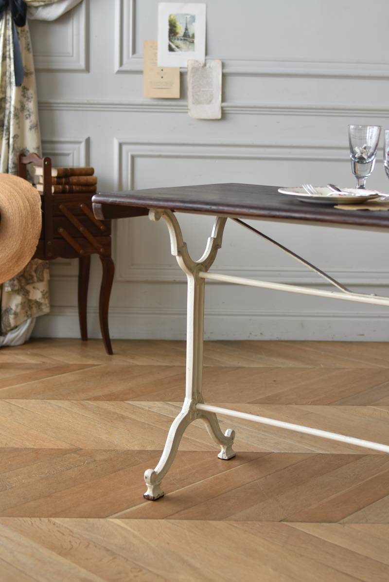 フランスアンティーク家具 鉄脚テーブル.21 フレンチスタイル