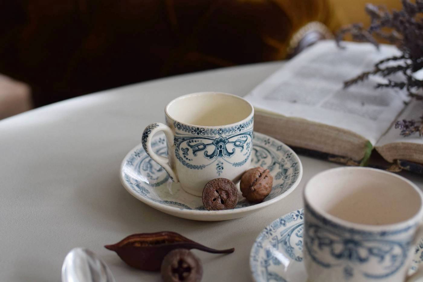 SEVRES セーブル 王者の青 ファットブルー 24金彩 コーヒー